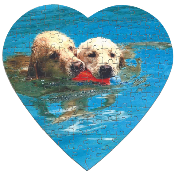 CHUNKY 11 x 14 Heart Puzzle – www.jigsawpuzzle.com